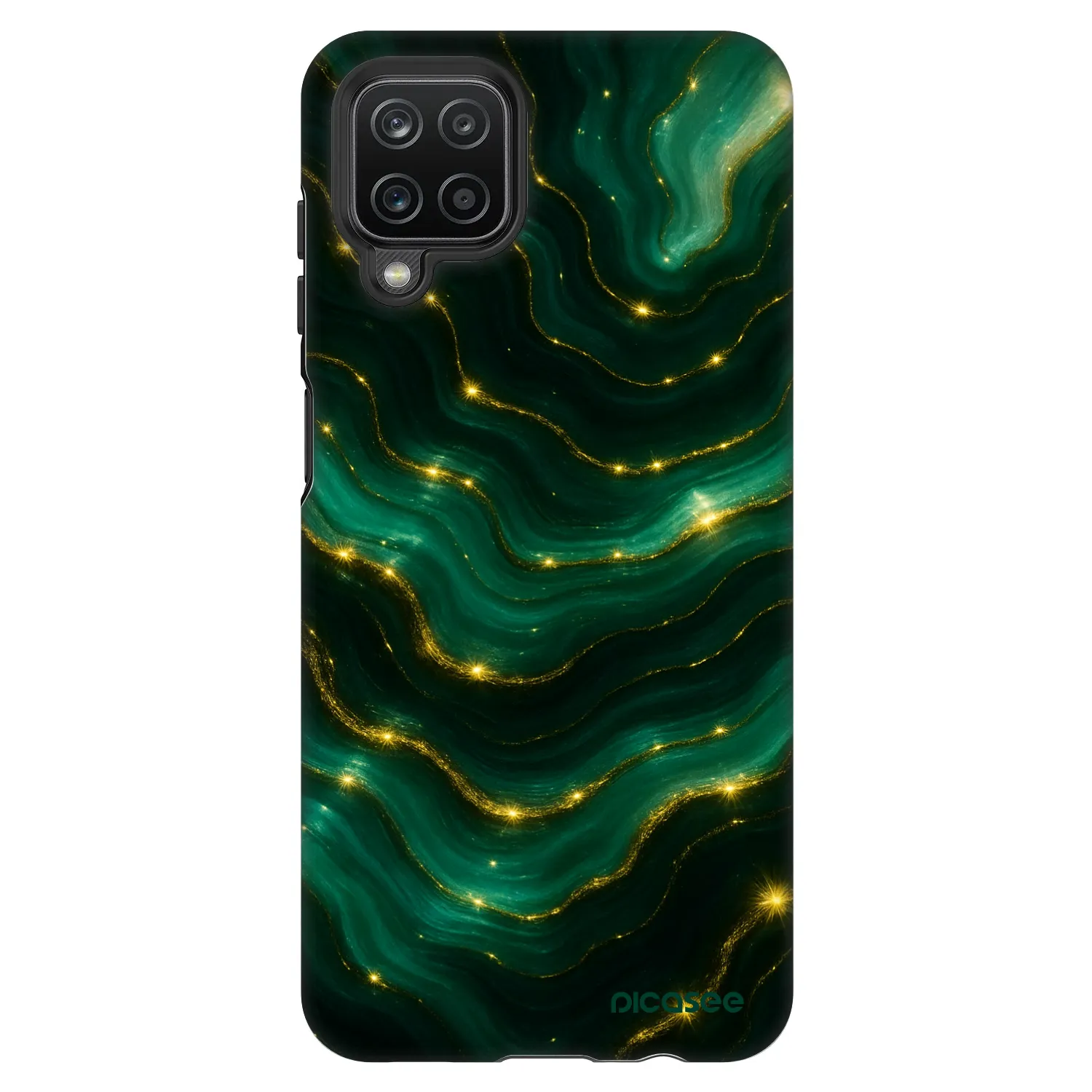 Picasee Fashion Case για Samsung Galaxy A12 A125F - Emerald