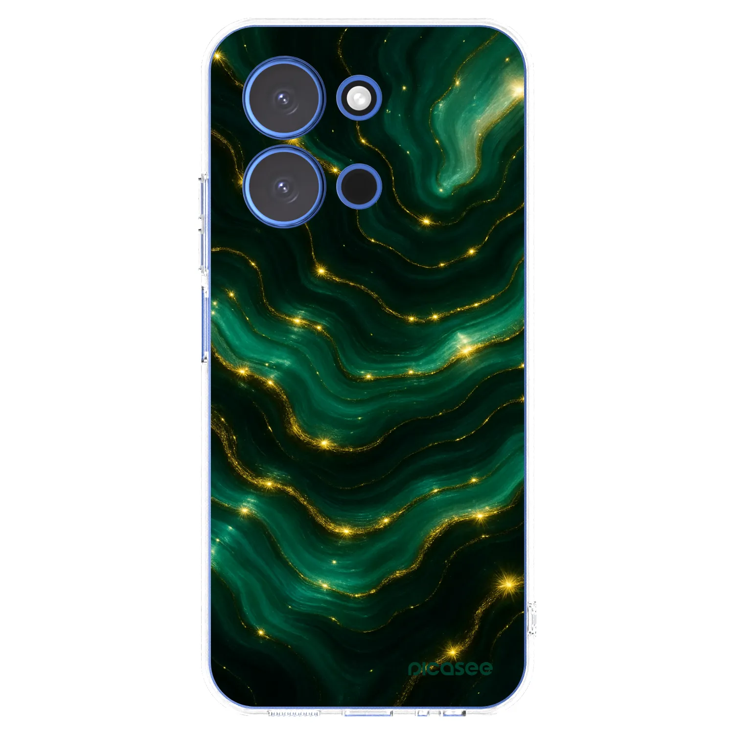 Picasee διαφανής θήκη σιλικόνης Xiaomi Redmi 15C 4G - Emerald