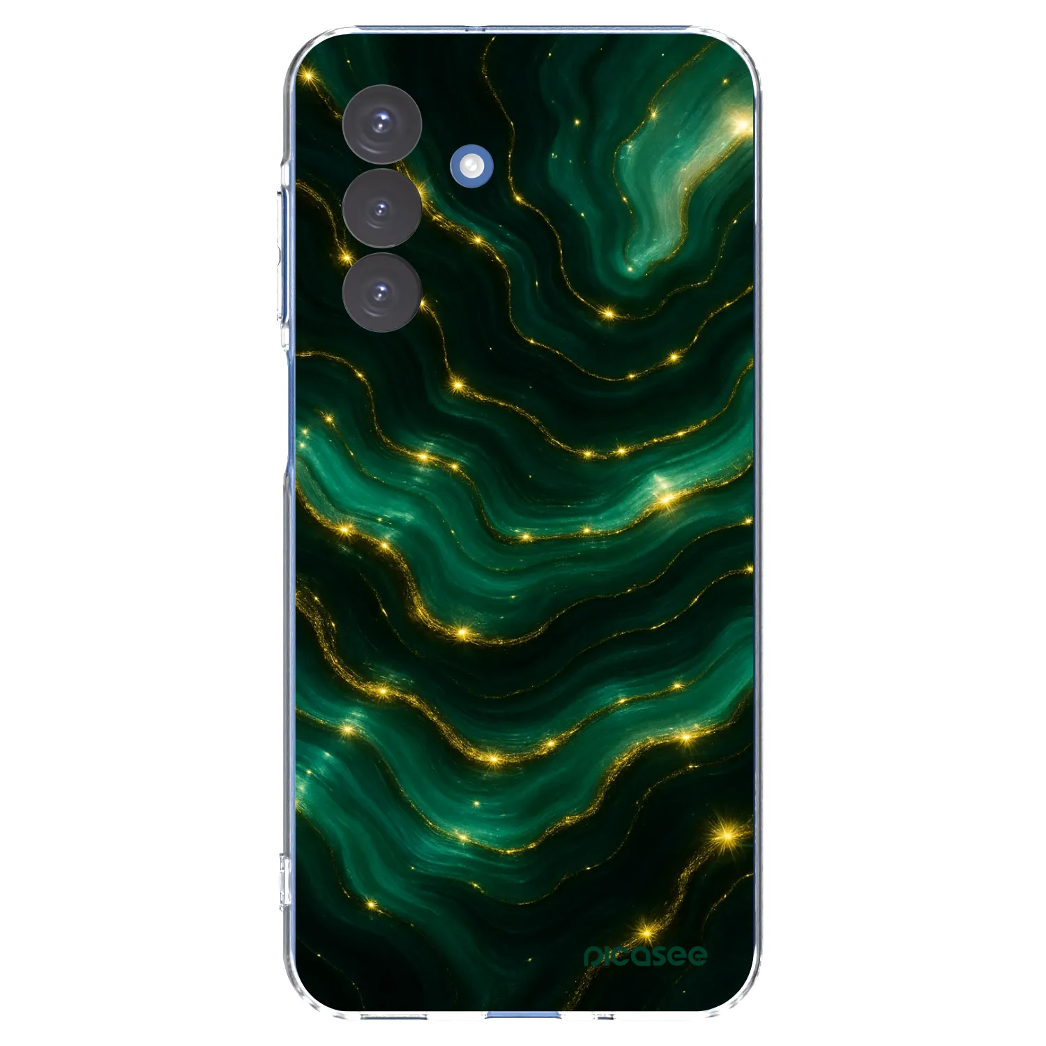 Picasee διαφανής θήκη σιλικόνης Samsung Galaxy A17 5G - Emerald