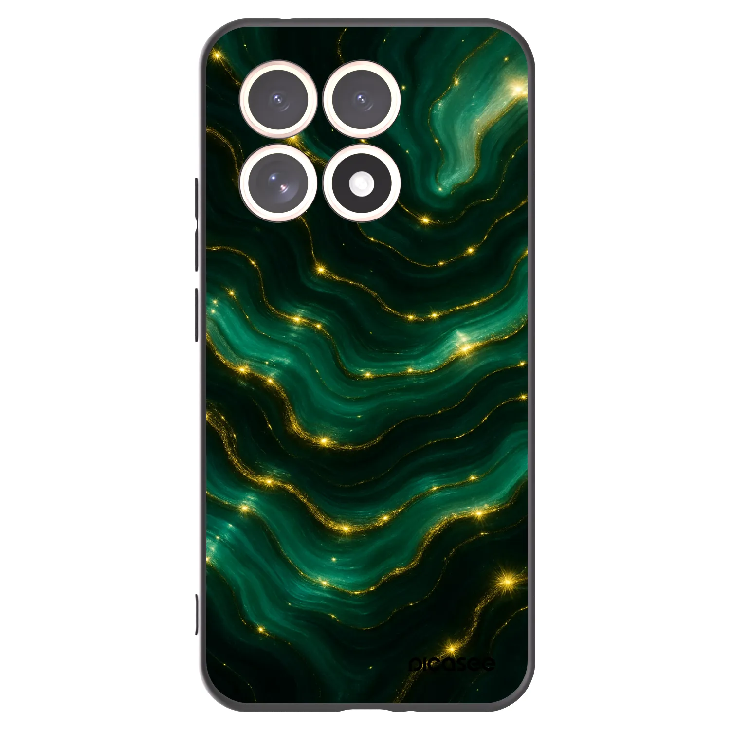 Picasee Μαύρη θήκη σιλικόνης για Xiaomi 15T - Emerald