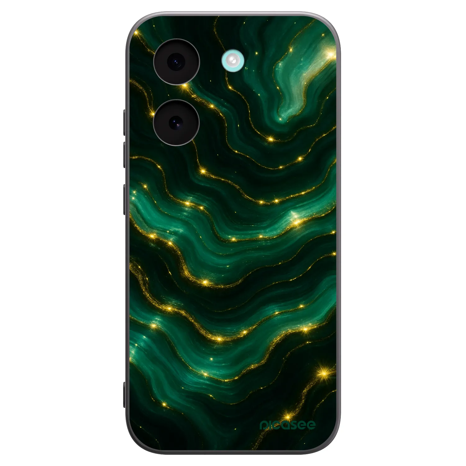 Picasee Μαύρη θήκη σιλικόνης για Xiaomi Poco X8 Pro - Emerald