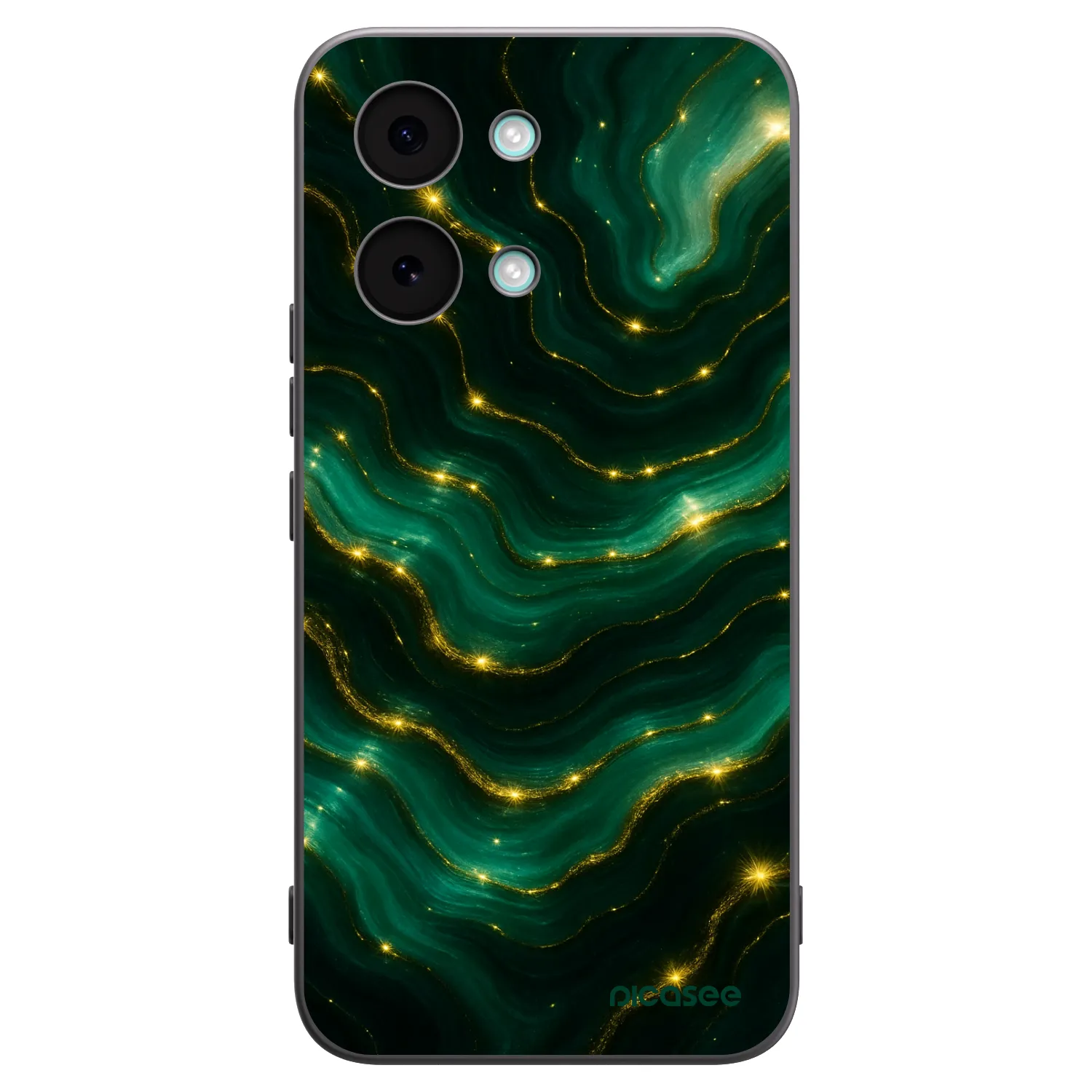 Picasee Μαύρη θήκη σιλικόνης για Xiaomi Poco X8 Pro Max - Emerald