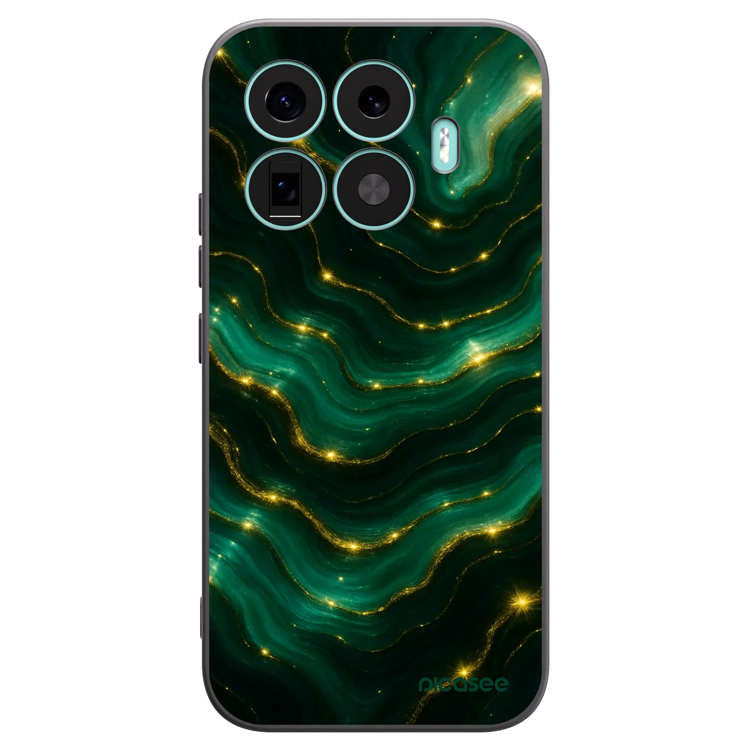 Picasee Μαύρη θήκη σιλικόνης για Xiaomi 17T - Emerald
