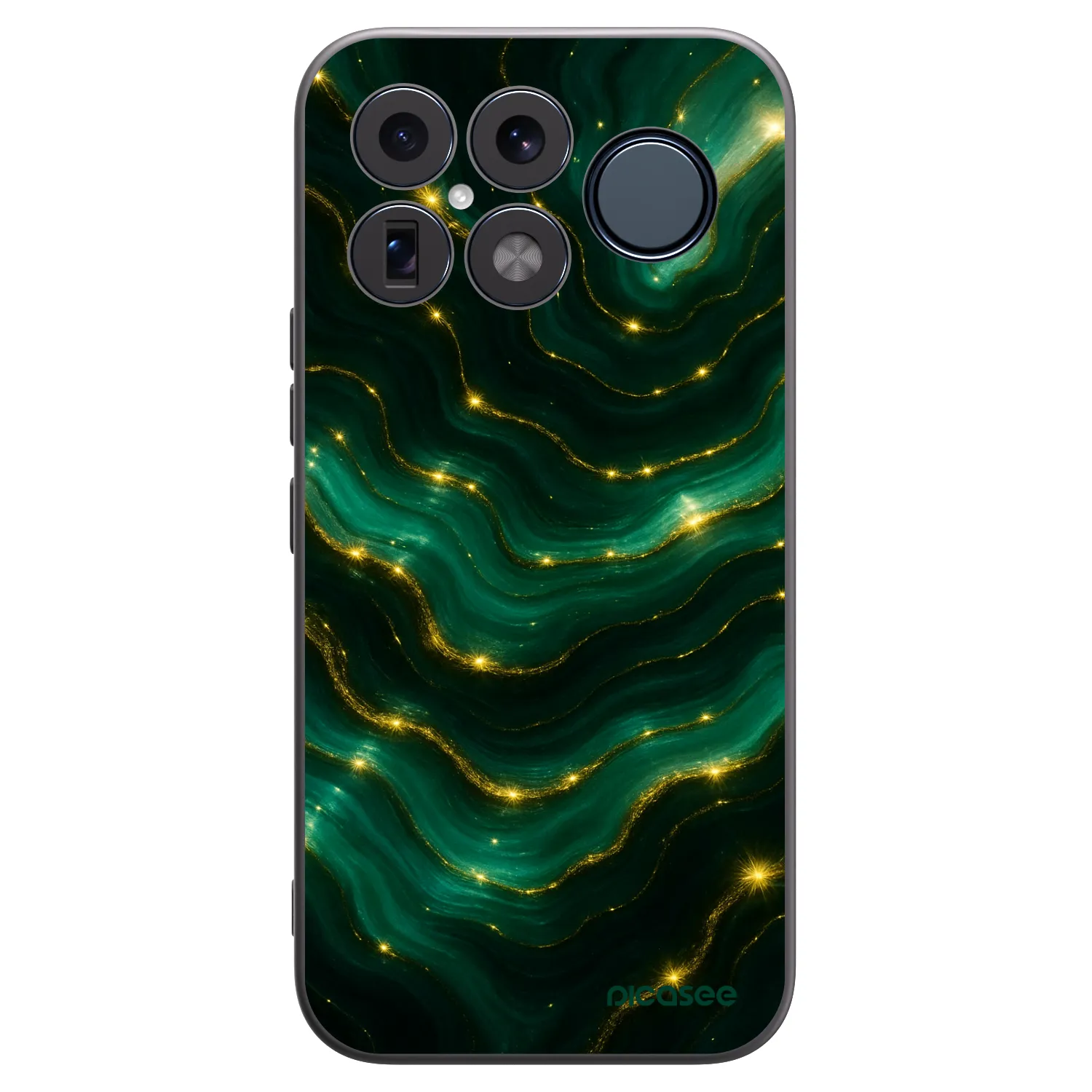 Picasee Μαύρη θήκη σιλικόνης για Xiaomi Poco F8 Ultra - Emerald