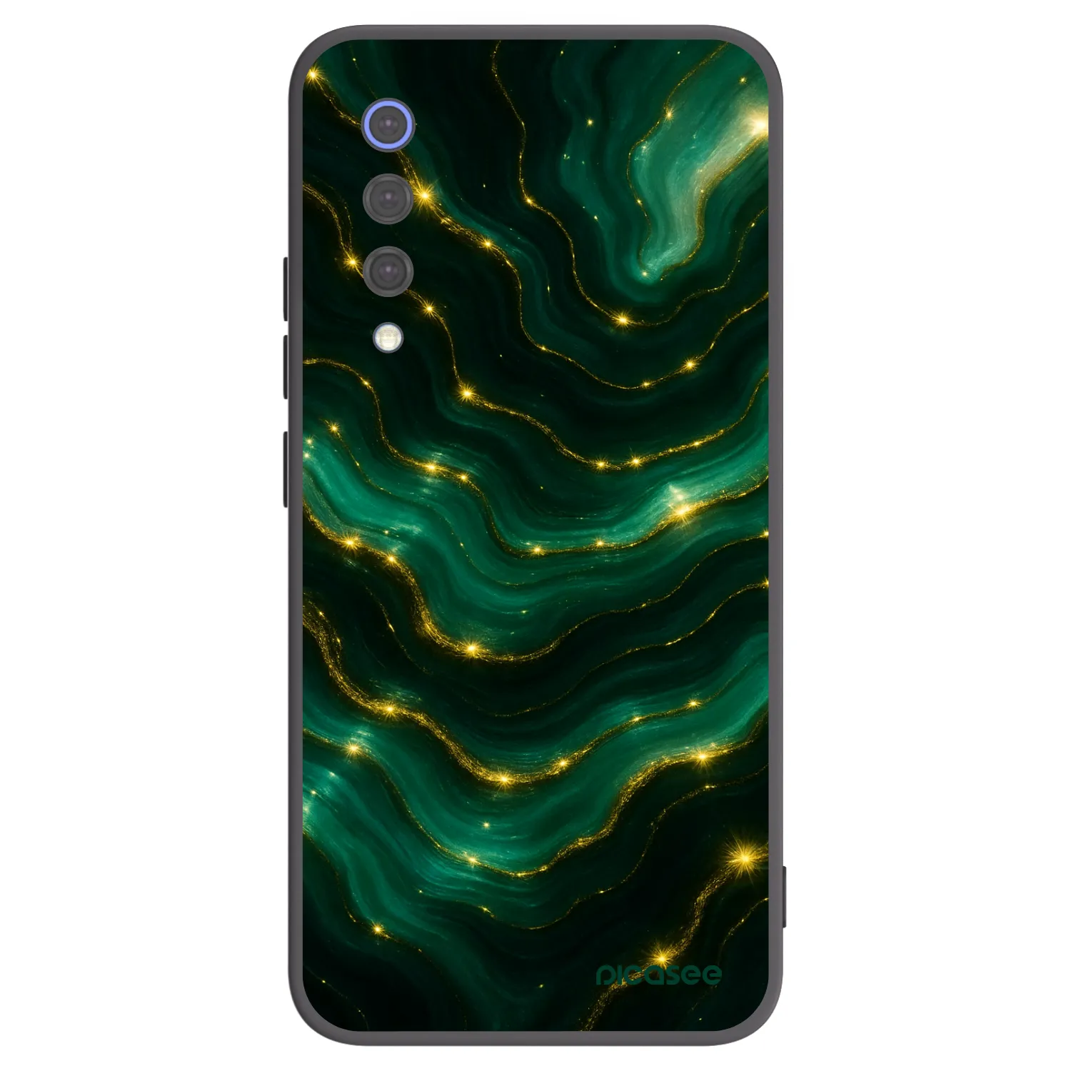 Picasee Μαύρη θήκη σιλικόνης για Xiaomi Mi 9 SE - Emerald
