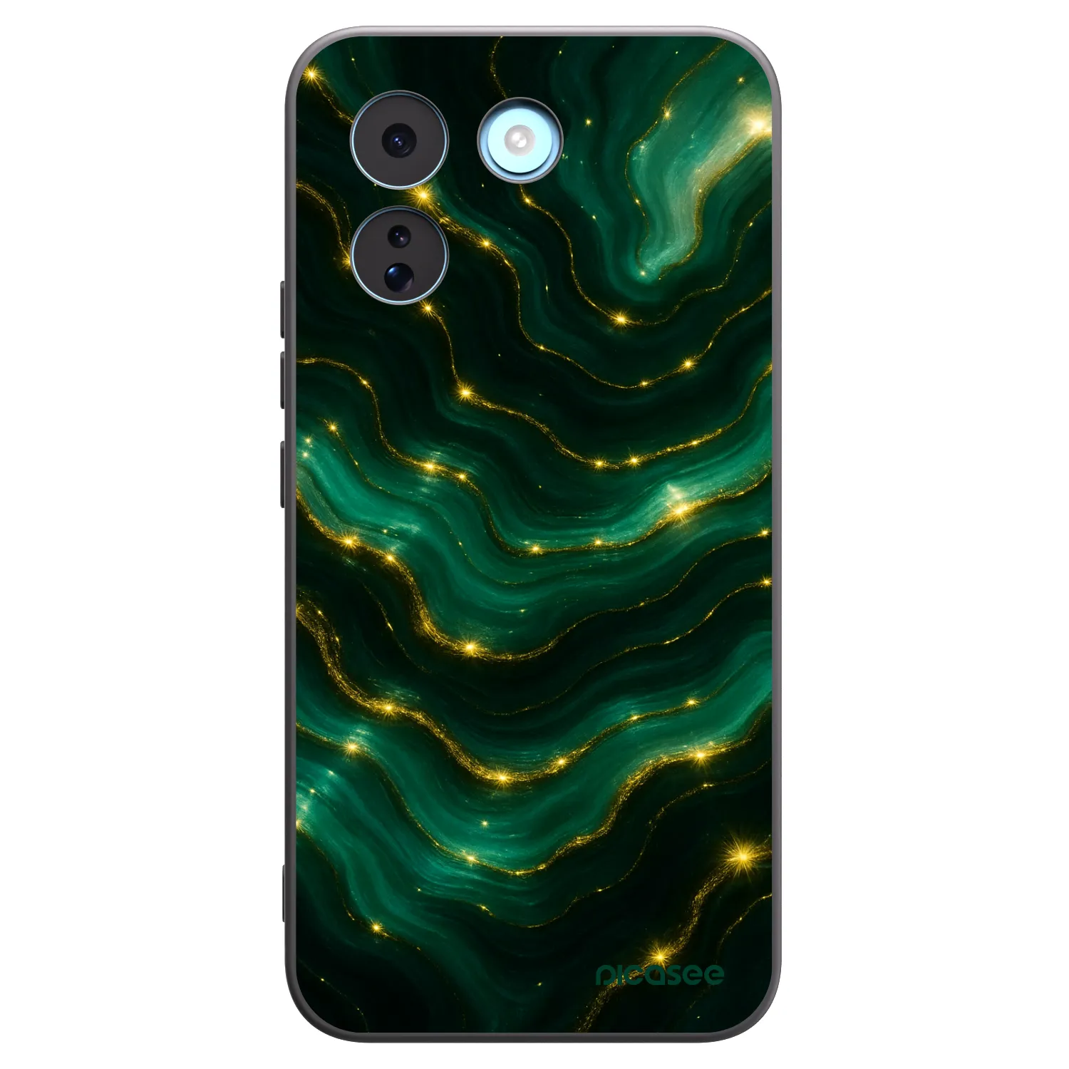 Picasee Μαύρη θήκη σιλικόνης για Xiaomi Redmi Note 17 Pro MAX 5G - Emerald