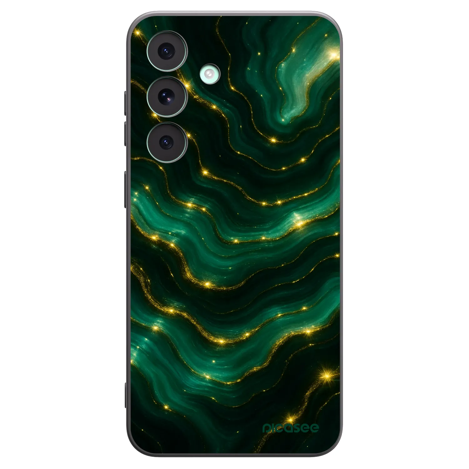 Picasee Μαύρη θήκη σιλικόνης για Samsung Galaxy S26 FE - Emerald