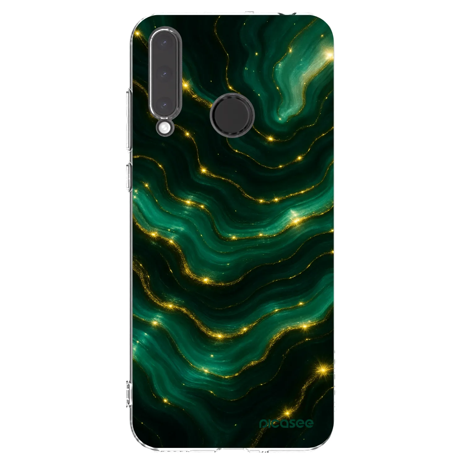 Picasee διαφανής θήκη σιλικόνης Honor 20 Lite - Emerald