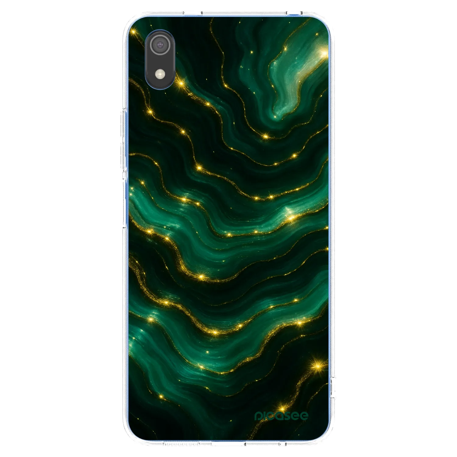 Picasee διαφανής θήκη σιλικόνης Xiaomi Redmi 7A - Emerald