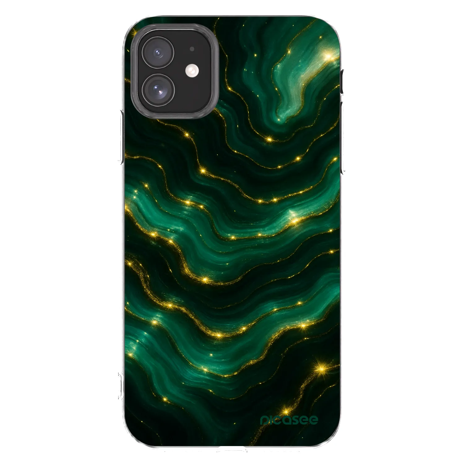 Picasee διαφανής θήκη σιλικόνης Apple iPhone 11 - Emerald
