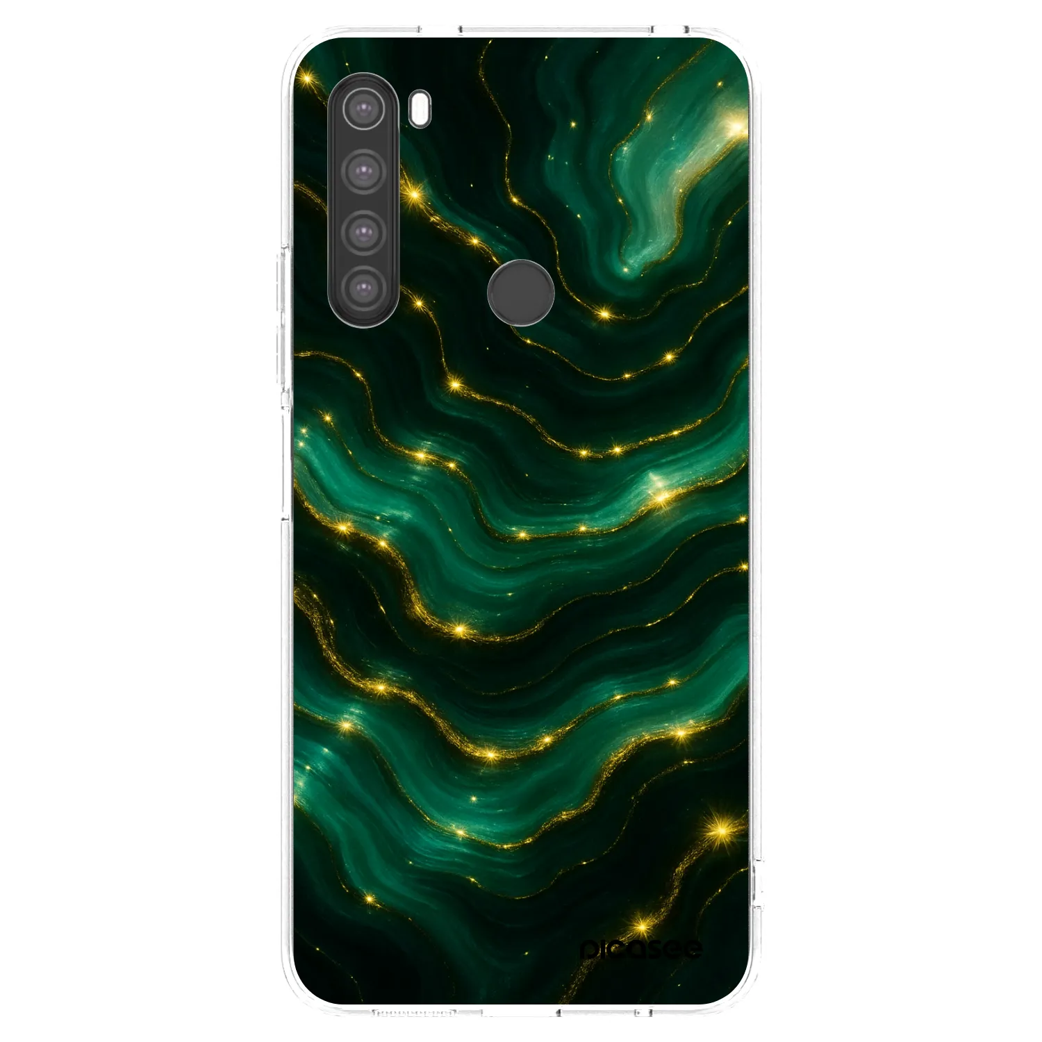 Picasee διαφανής θήκη σιλικόνης Xiaomi Redmi Note 8 - Emerald