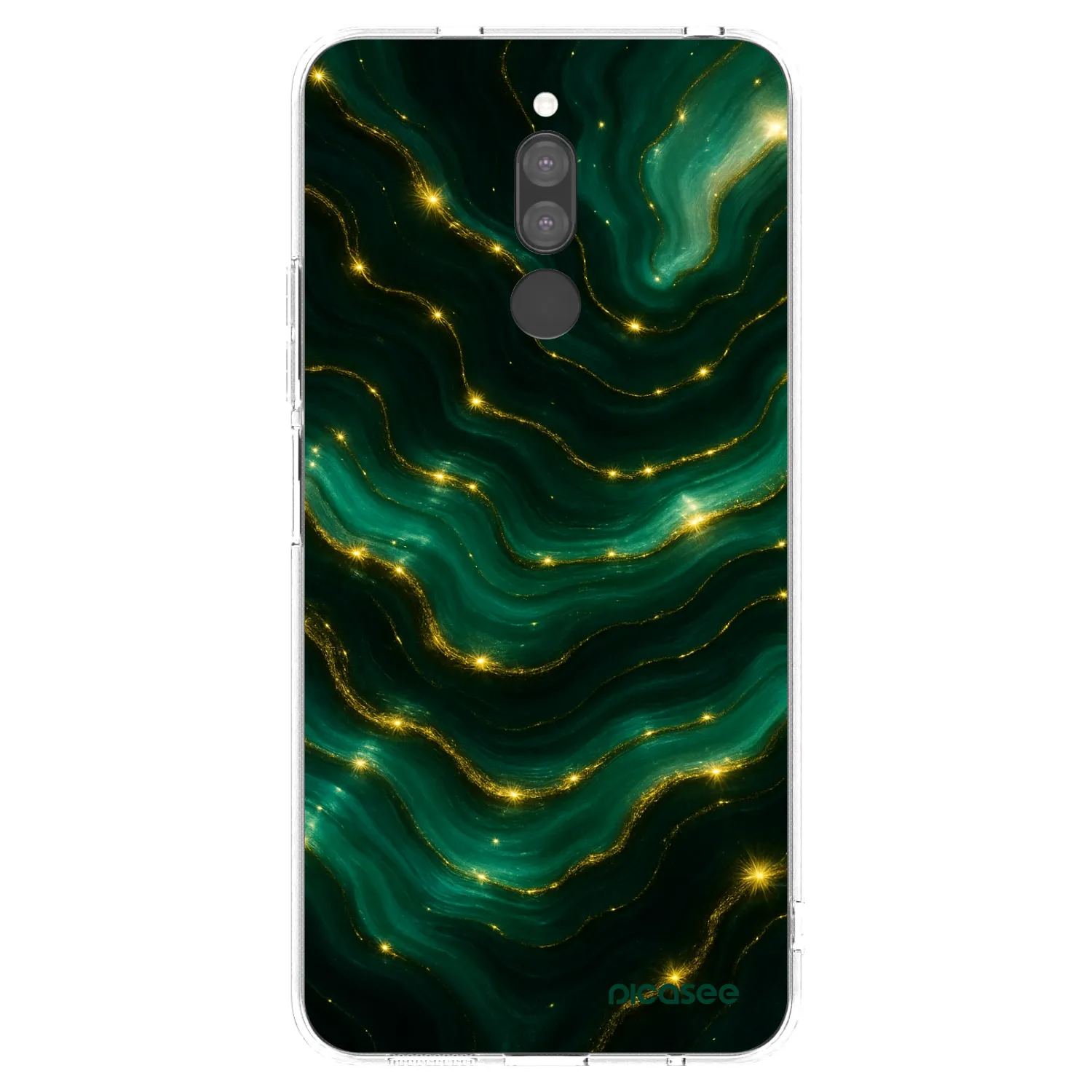 Picasee διαφανής θήκη σιλικόνης Xiaomi Redmi 8 - Emerald