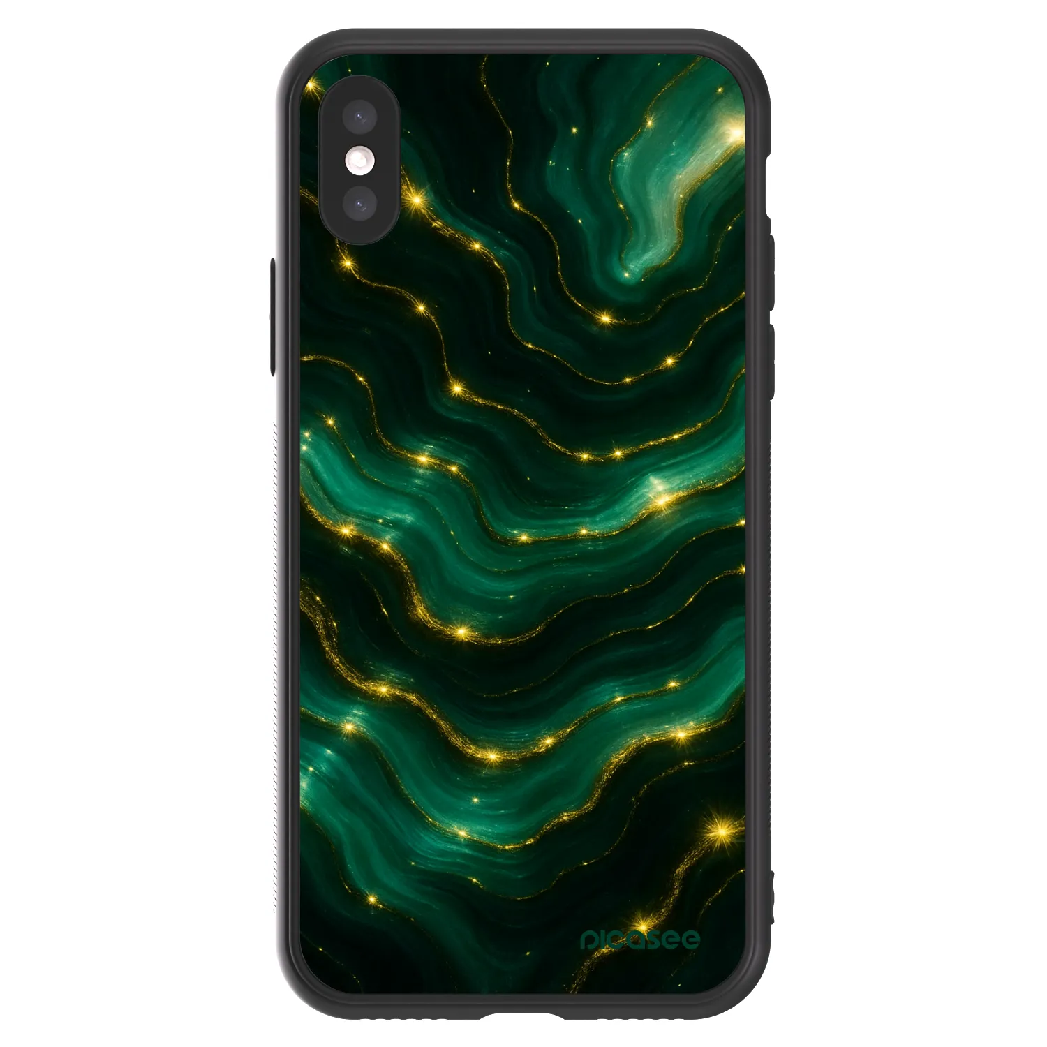 Picasee ULTIMATE CASE για Apple iPhone X/XS - Emerald