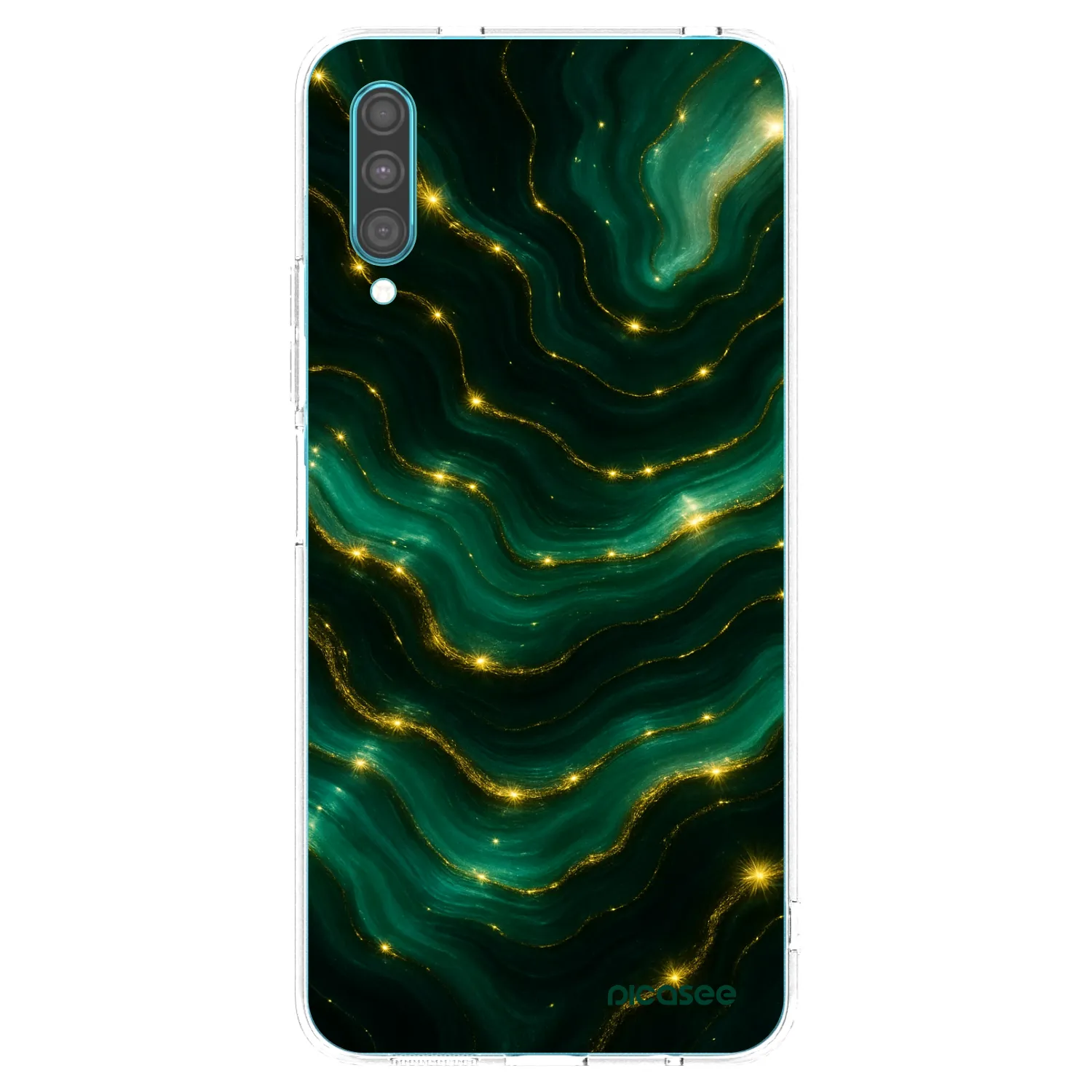 Picasee διαφανής θήκη σιλικόνης Samsung Galaxy A30s A307F - Emerald