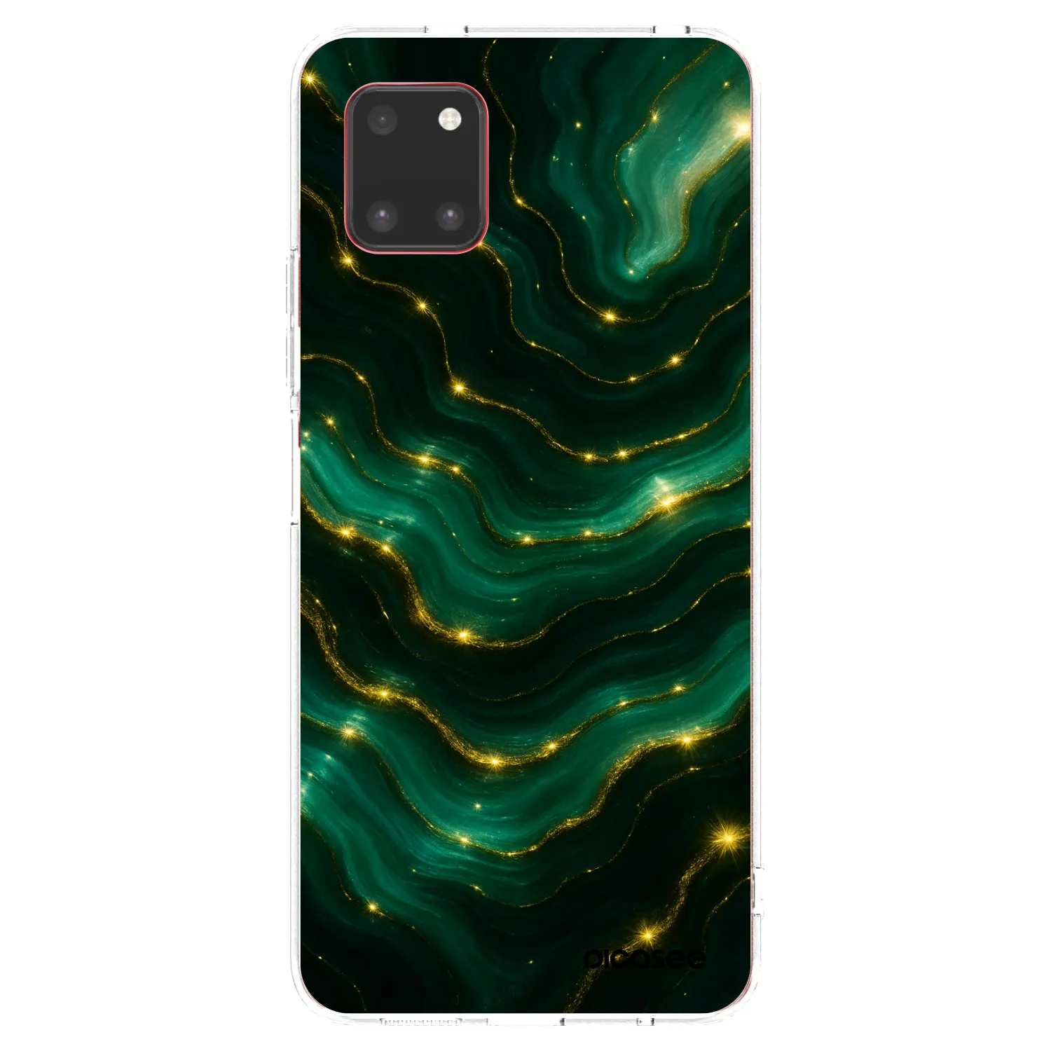 Picasee διαφανής θήκη σιλικόνης Samsung Galaxy Note 10 Lite N770F - Emerald