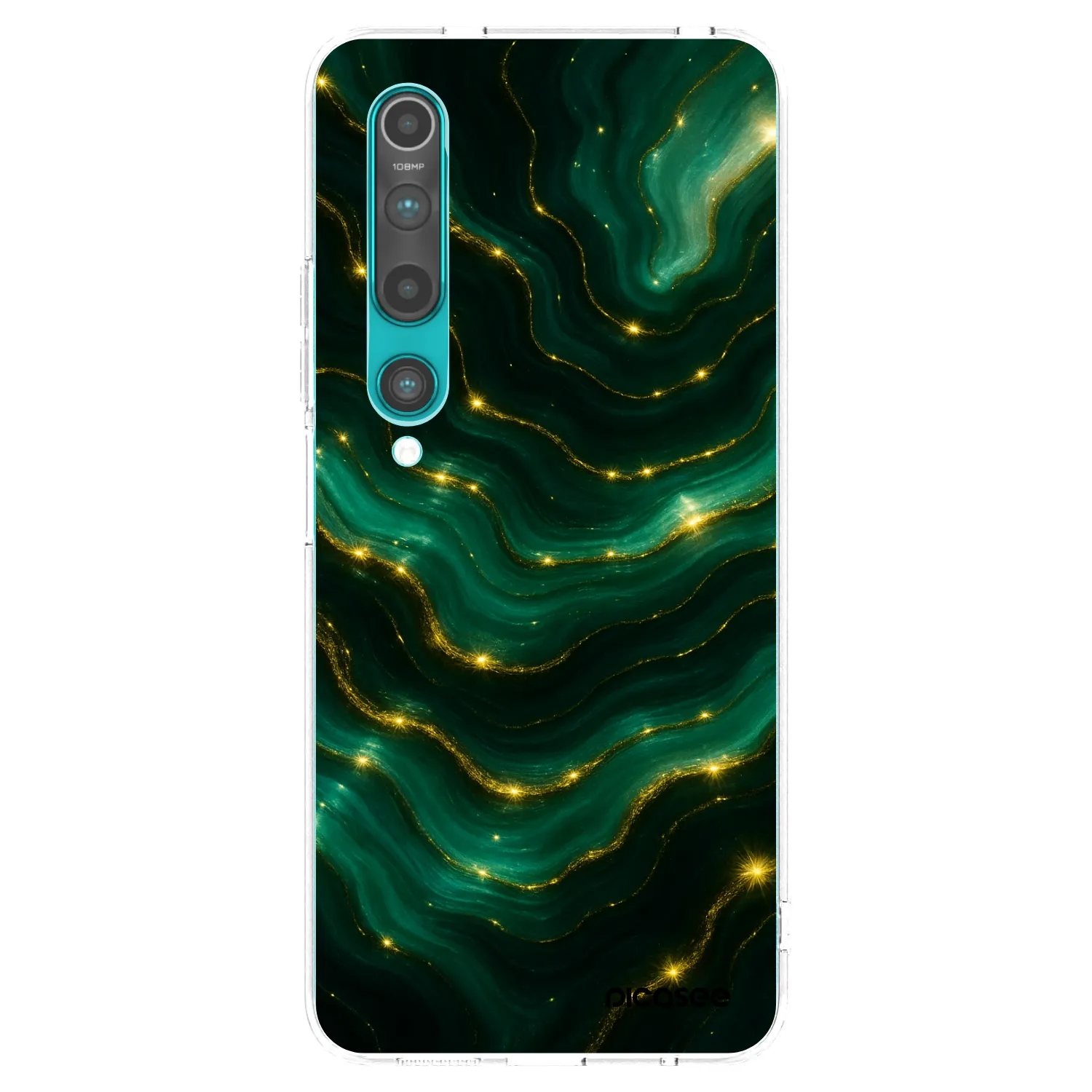 Picasee διαφανής θήκη σιλικόνης Xiaomi Mi 10 - Emerald