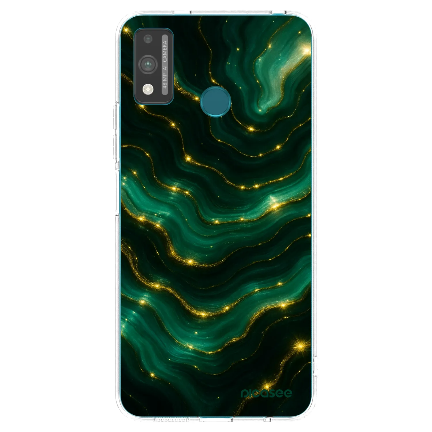 Picasee διαφανής θήκη σιλικόνης Honor 9X Lite - Emerald