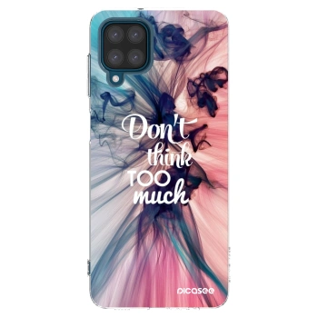 Picasee διαφανής θήκη σιλικόνης Samsung Galaxy A12 A125F - Don't think TOO much
