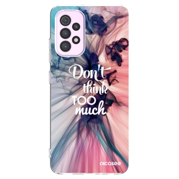 Picasee διαφανής θήκη σιλικόνης Samsung Galaxy A32 5G A326B - Don't think TOO much