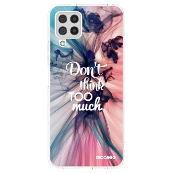 Picasee διαφανής θήκη σιλικόνης Samsung Galaxy A22 A225F 4G - Don't think TOO much