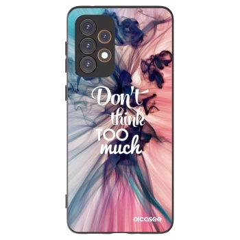 Picasee Μαύρη θήκη σιλικόνης για Samsung Galaxy A33 5G A336 - Don't think TOO much