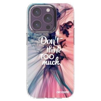 Picasee διαφανής θήκη σιλικόνης Apple iPhone 14 Pro - Don't think TOO much
