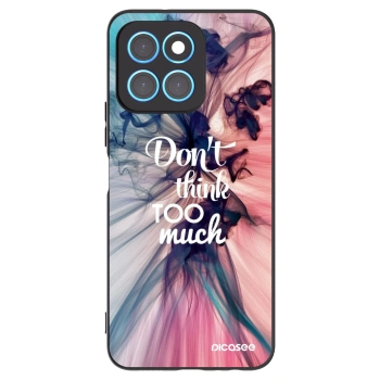Picasee Μαύρη θήκη σιλικόνης για Honor X6 - Don't think TOO much
