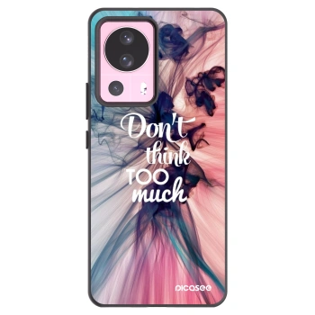 Picasee Μαύρη θήκη σιλικόνης για Xiaomi 13 Lite - Don't think TOO much