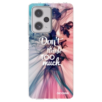 Picasee διαφανής θήκη σιλικόνης Xiaomi Redmi Note 12 Pro+ 5G - Don't think TOO much