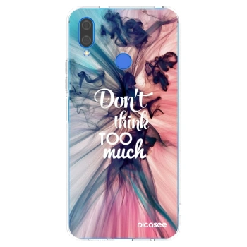 Picasee διαφανής θήκη σιλικόνης Huawei Nova 3 - Don't think TOO much