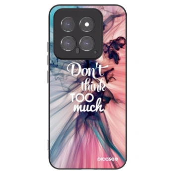 Picasee Μαύρη θήκη σιλικόνης για Xiaomi 14 - Don't think TOO much