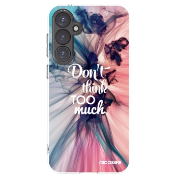Picasee διαφανής θήκη σιλικόνης Samsung Galaxy S23 FE S711B - Don't think TOO much