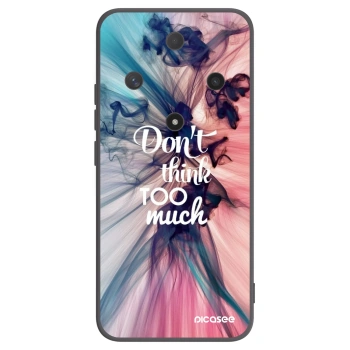 Picasee Μαύρη θήκη σιλικόνης για Honor Magic6 Lite 5G - Don't think TOO much