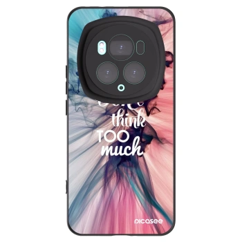 Picasee Μαύρη θήκη σιλικόνης για Honor Magic6 Pro - Don't think TOO much