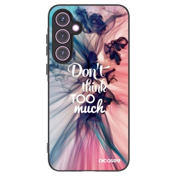 Picasee Μαύρη θήκη σιλικόνης για Samsung Galaxy A35 5G A356B - Don't think TOO much