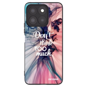 Picasee Μαύρη θήκη σιλικόνης για Honor X8b - Don't think TOO much