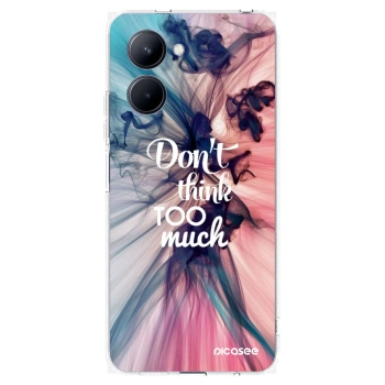 Picasee διαφανής θήκη σιλικόνης Realme C33 (2023) - Don't think TOO much