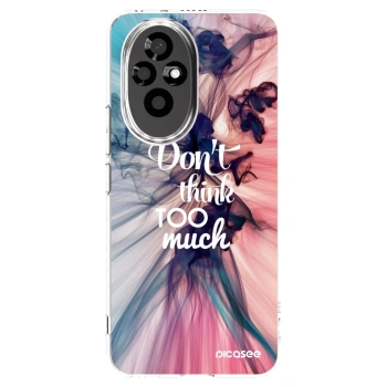Picasee διαφανής θήκη σιλικόνης Honor 200 Pro 5G - Don't think TOO much