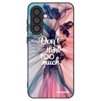 Picasee Μαύρη θήκη σιλικόνης για Samsung Galaxy A56 5G A566B - Don't think TOO much