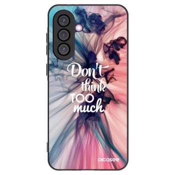 Picasee Μαύρη θήκη σιλικόνης για Samsung Galaxy A36 5G - Don't think TOO much