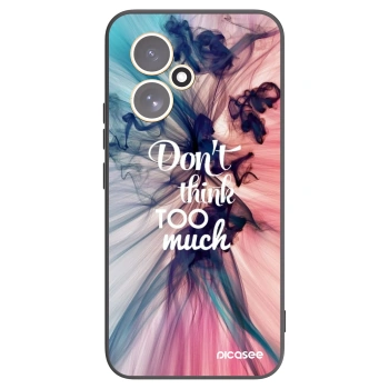 Picasee Μαύρη θήκη σιλικόνης για Honor 400 5G - Don't think TOO much