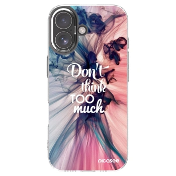 Picasee διαφανής θήκη σιλικόνης Apple iPhone 17 - Don't think TOO much