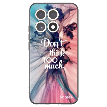 Picasee Μαύρη θήκη σιλικόνης για Xiaomi 15T - Don't think TOO much