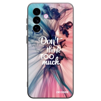 Picasee Μαύρη θήκη σιλικόνης για Samsung Galaxy A57 5G - Don't think TOO much