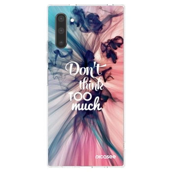 Picasee διαφανής θήκη σιλικόνης Samsung Galaxy Note 10 N970F - Don't think TOO much