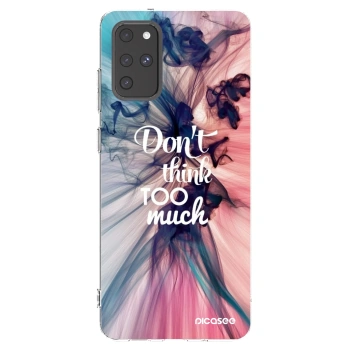 Picasee διαφανής θήκη σιλικόνης Samsung Galaxy S20+ G985F - Don't think TOO much