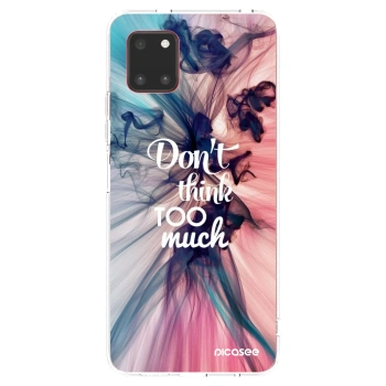 Picasee διαφανής θήκη σιλικόνης Samsung Galaxy Note 10 Lite N770F - Don't think TOO much