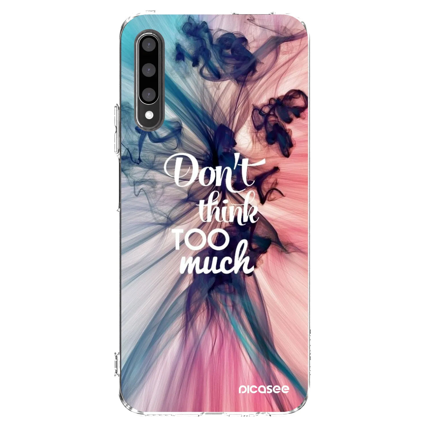 Picasee διαφανής θήκη σιλικόνης Honor 9X Pro - Don't think TOO much