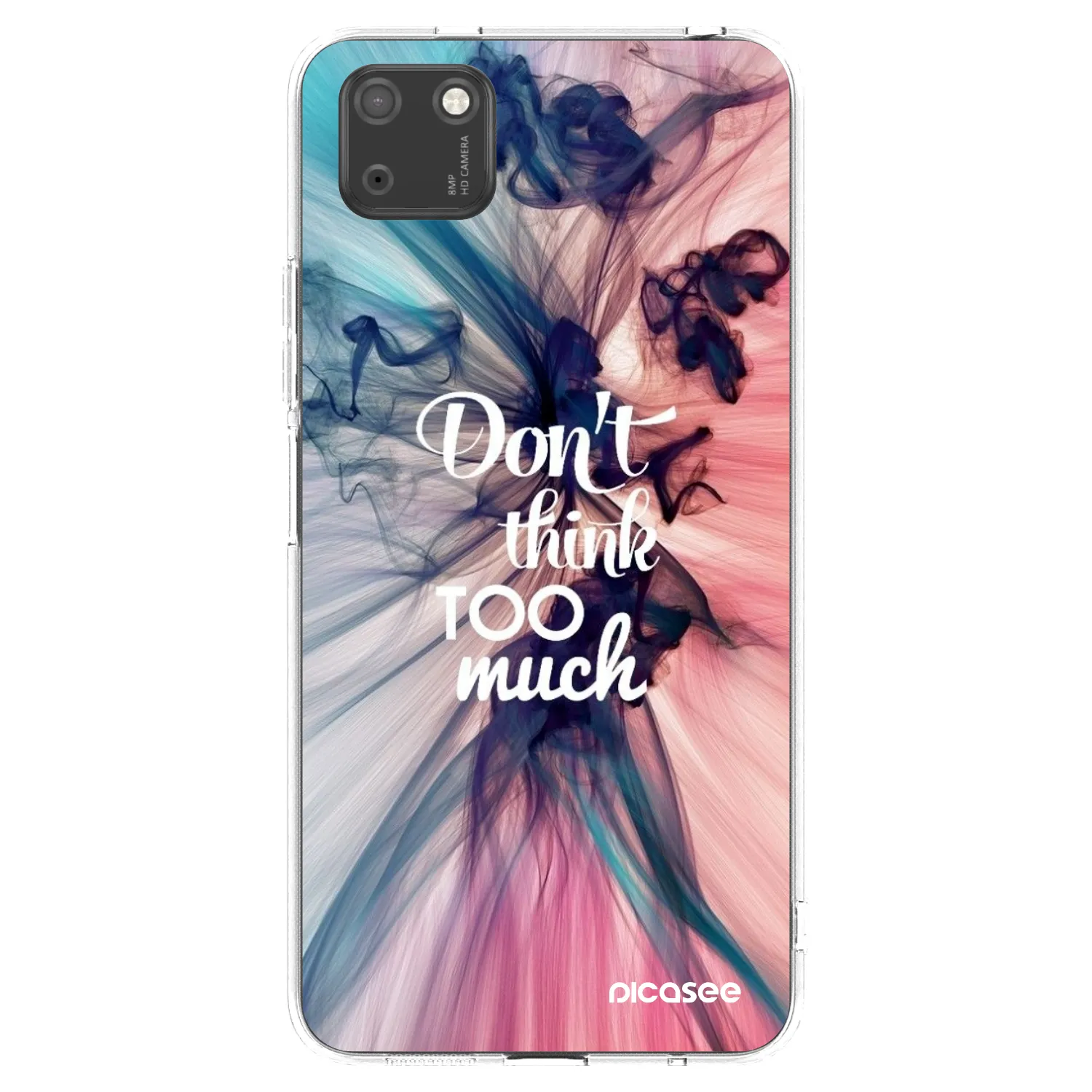 Picasee διαφανής θήκη σιλικόνης Huawei Y5P - Don't think TOO much