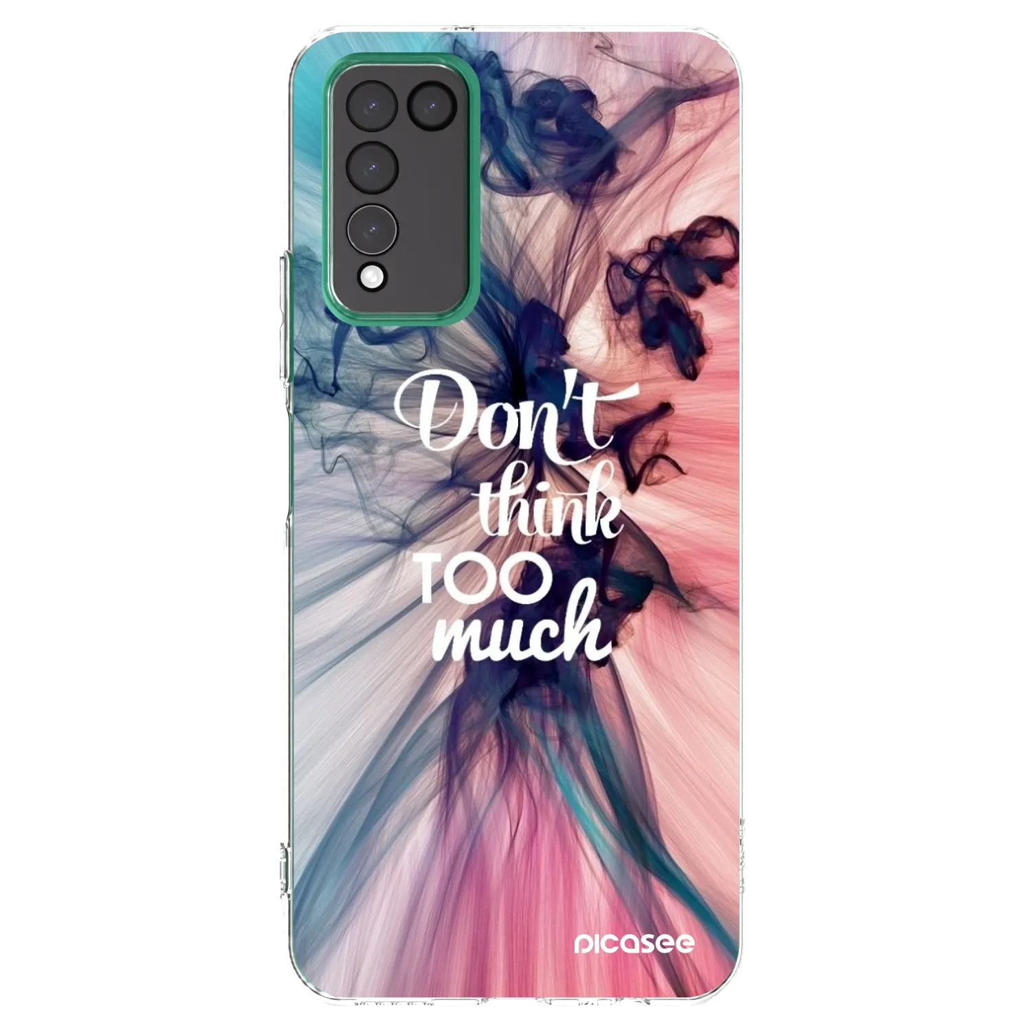 Picasee διαφανής θήκη σιλικόνης Honor 10X Lite - Don't think TOO much
